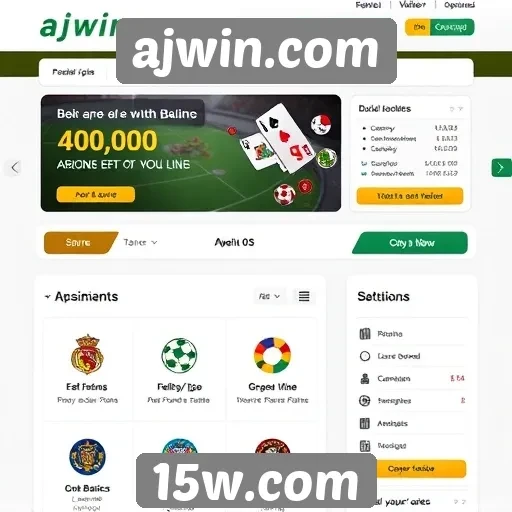 Análise da interface de ajwin.com para jogadores iniciantes